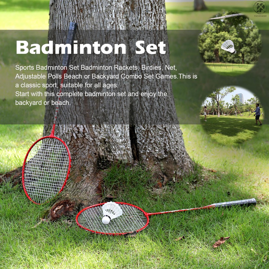 badminton rackets and birdies