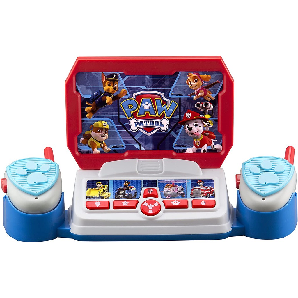 paw patrol command center & walkie talkies set