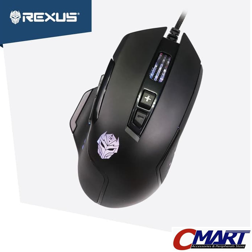 Rexus X8 Xierra Gaming Mouse with Macro and RGB LED Light Rexus X8 Xierra Gaming Mouse with Macro and RGB LED Light