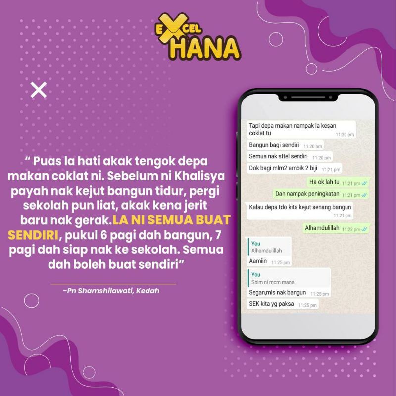 Shop Malaysia Original Hq Excel Hana With Free Gift Shopee Singapore