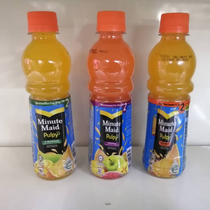 Minute Maid Pulpy Assorted Perisa 300ml Shopee Singapore