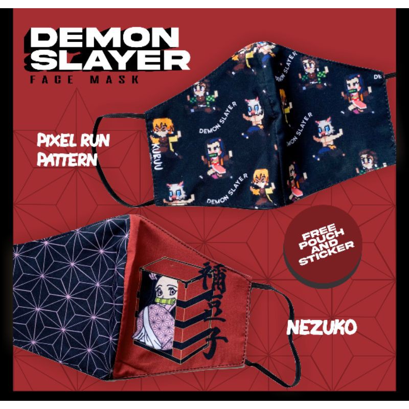 Kny Kimetsu no Yaiba Anime Mask Shopee Singapore