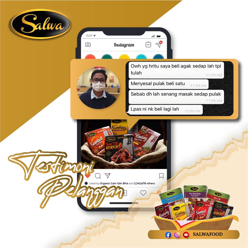 Salwa Kambing Sos Lada Hitam Original Sedia Dimakan Goat Meat Black Pepper Sauce Ready To Eat Shopee Singapore
