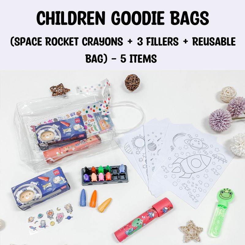 Prepacked Children Goodie Bags For PreSchool Birthday Party Celebration, Kids Party Favors