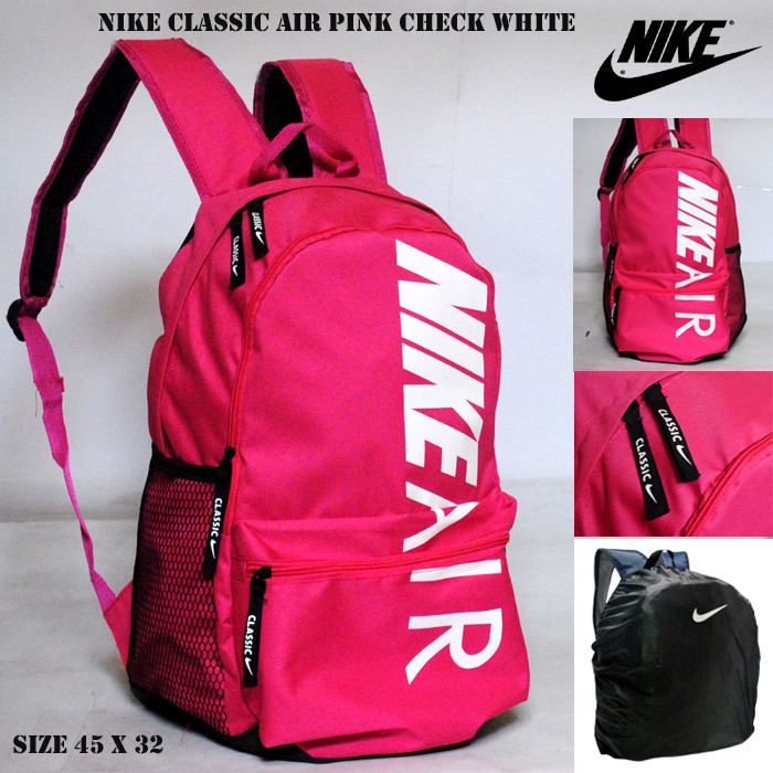 nike air backpack pink