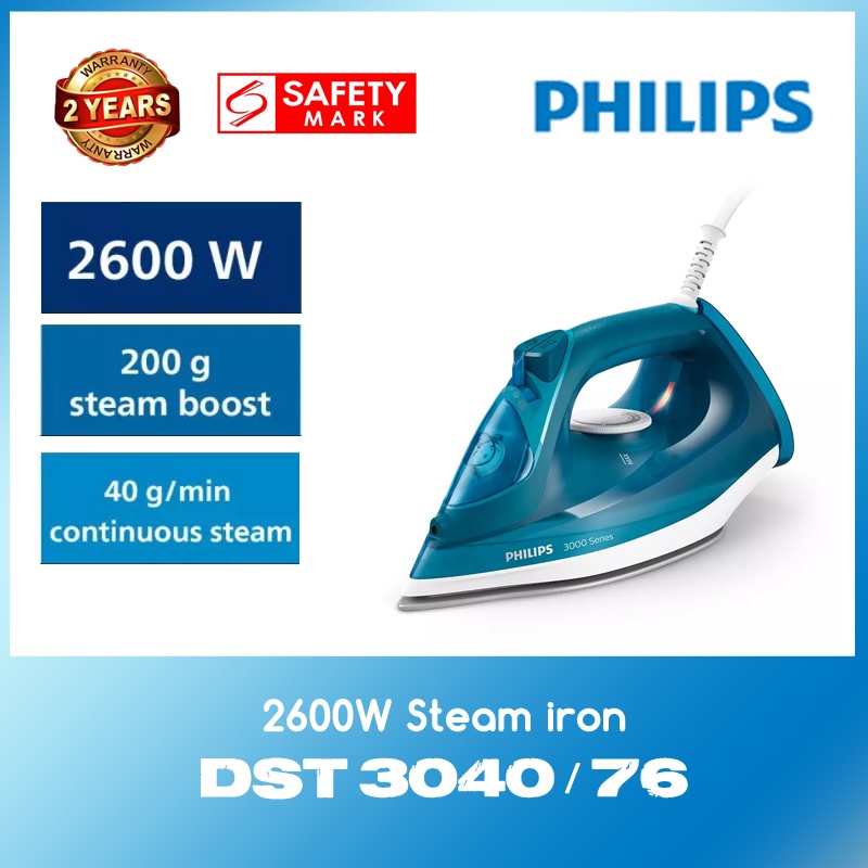 PHILIPS 3000 Series DST3040/76 Steam Iron WITH 2 YEARS WARRANTY