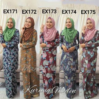  Kurung  Moden  Cotton  EX 01 359 Baju  Kurung  Moden  Eksklusif 