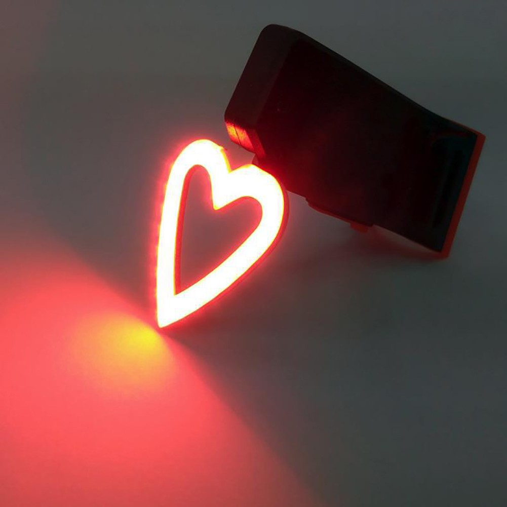 heart shaped bicycle light