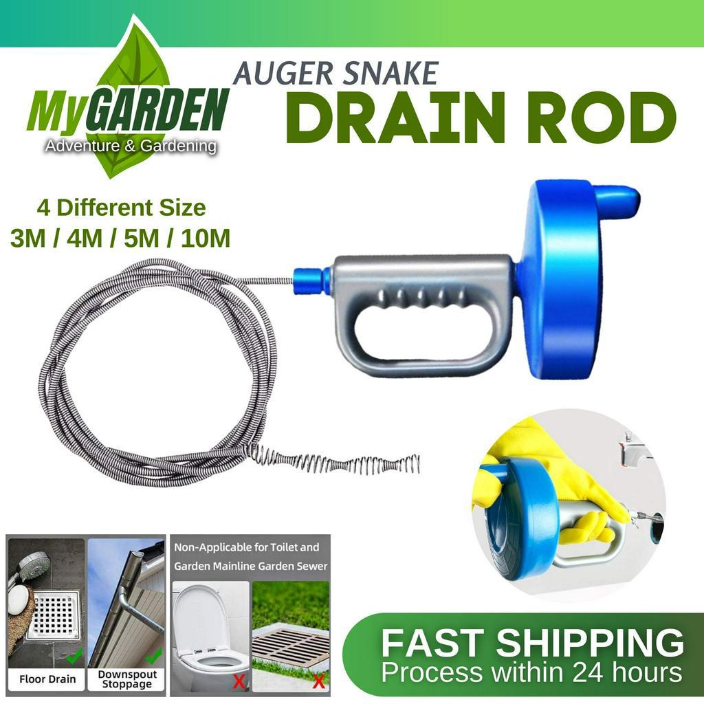 Drain Unblocker Flexible Rod Auger Snake Rod Drain Unclogged Pipe Sink