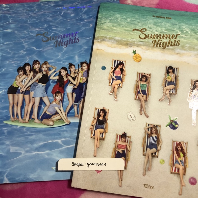 Twice Summer Nights Dtna Official Album Unsealed With Sana Jihyo Cd Momo Polaroid Shopee Singapore