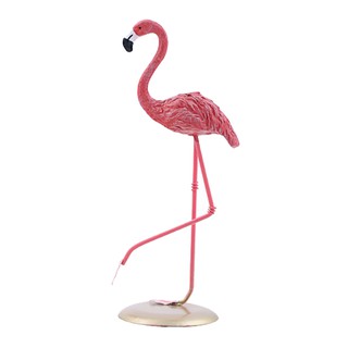 20cm Pink Flamingo Ornament Animal Figurine Miniature Ornament Centerpiece A 