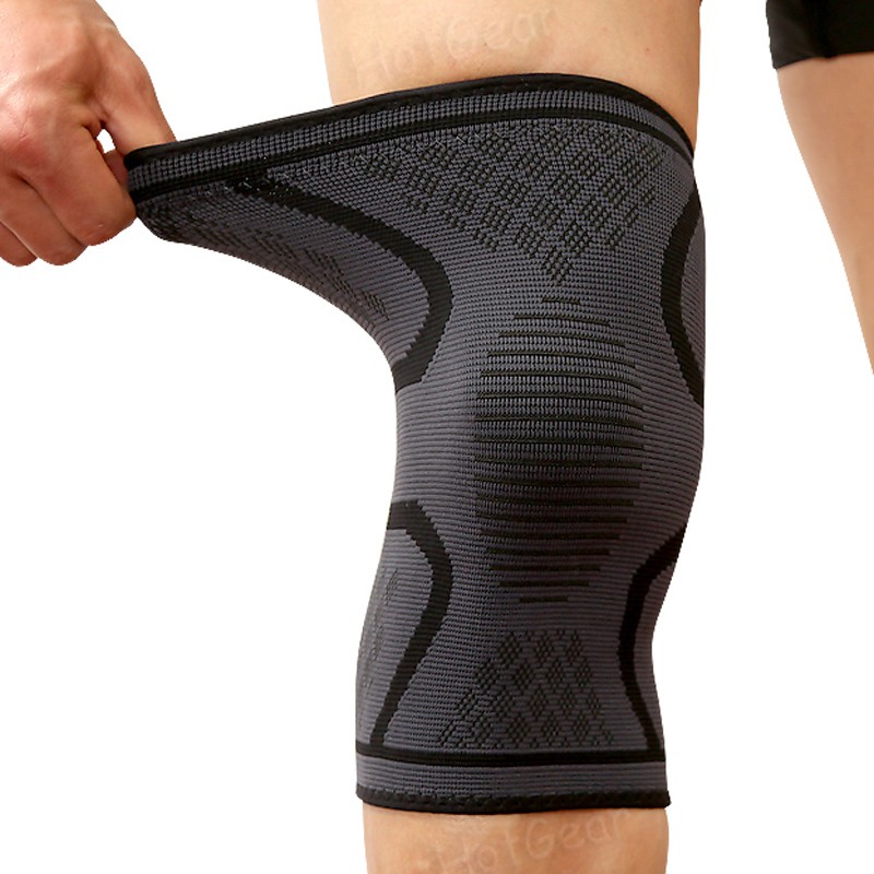 Compression Knee Guard Breathable Anti Slip Elastic Knees Brace Support ...