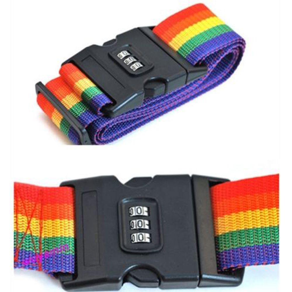 New Luggage Straps Travel Baggage Tie Down Lock Combination Suitcase