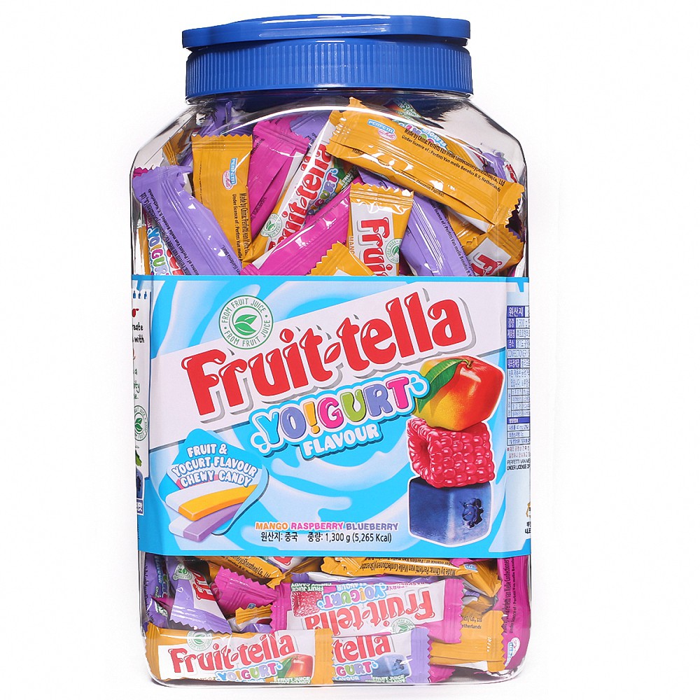 [FruitTella] Fruit&Yogurt Flavour chewy candy 1300g Shopee Singapore