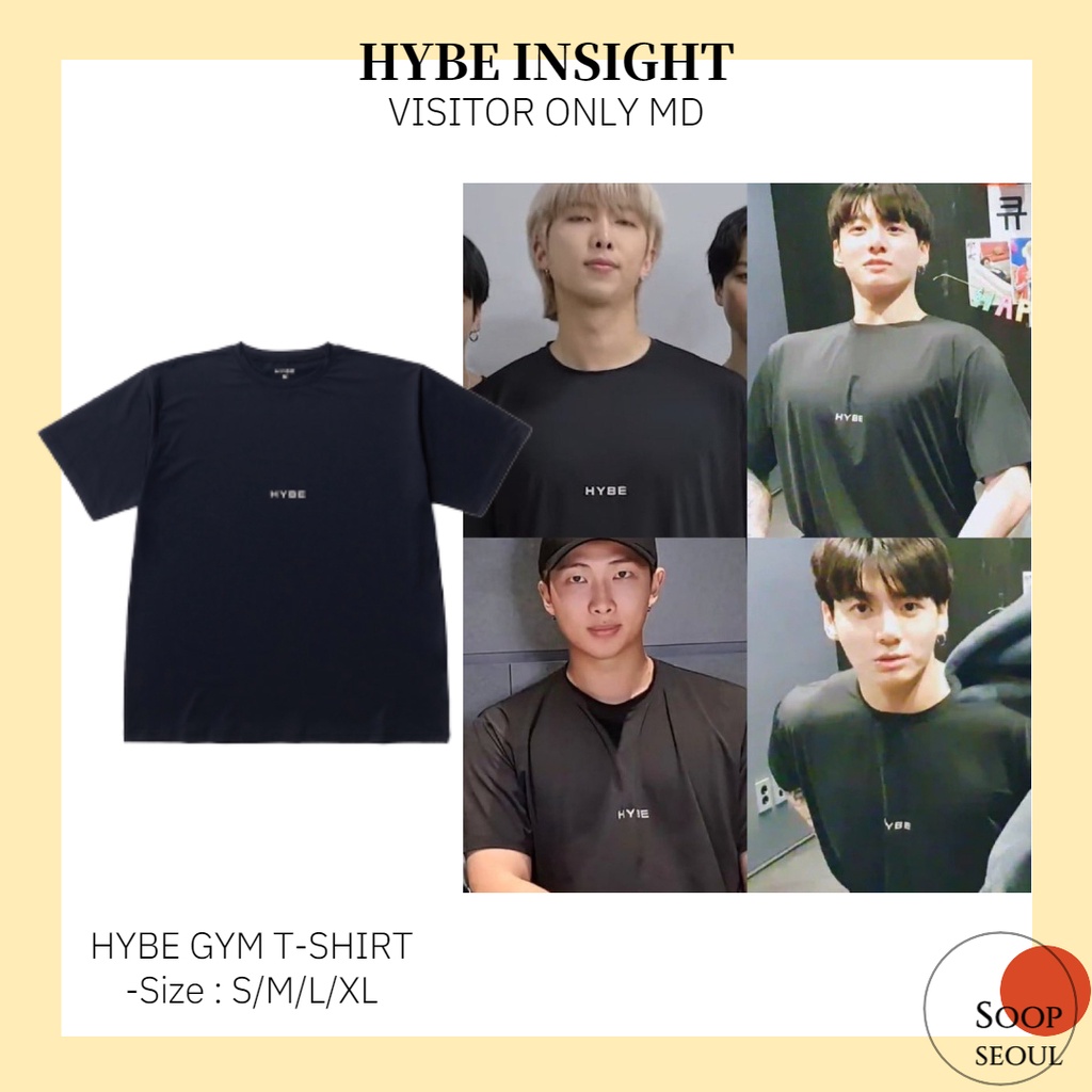 hybe insight tシャツ gym t-shirt Mサイズ | ovale.eu