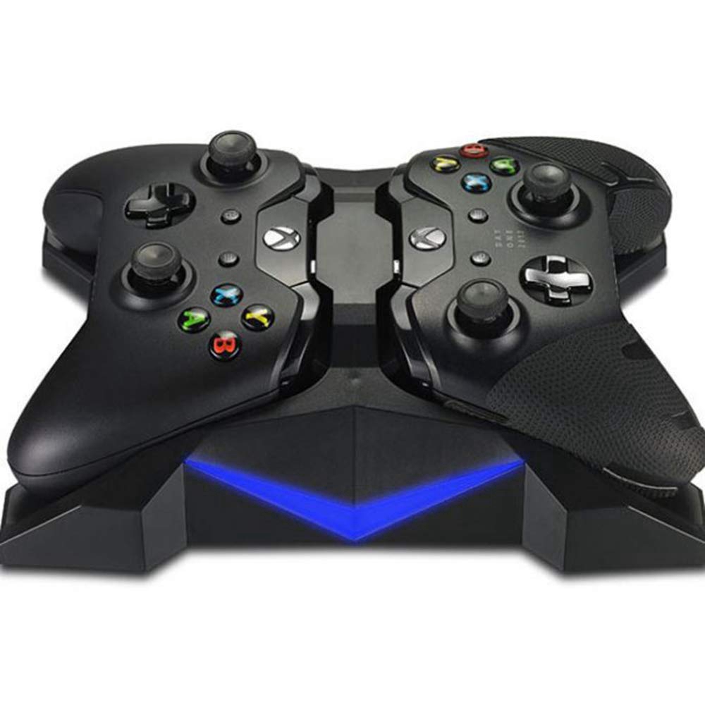 Xbox One Controller Charger Dual Charging Station Stand for Wireless