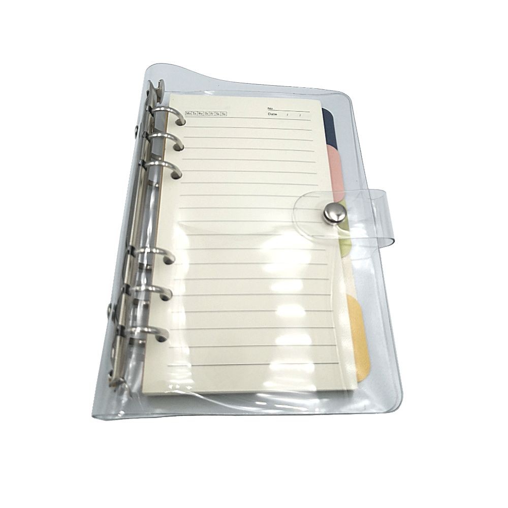 A6 Clear Planner Binder With Dividers And Paper Shopee Singapore