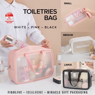 [Travel Organiser] Frosted Travel Bag and Makeup Pouch Christmas Gift / Present