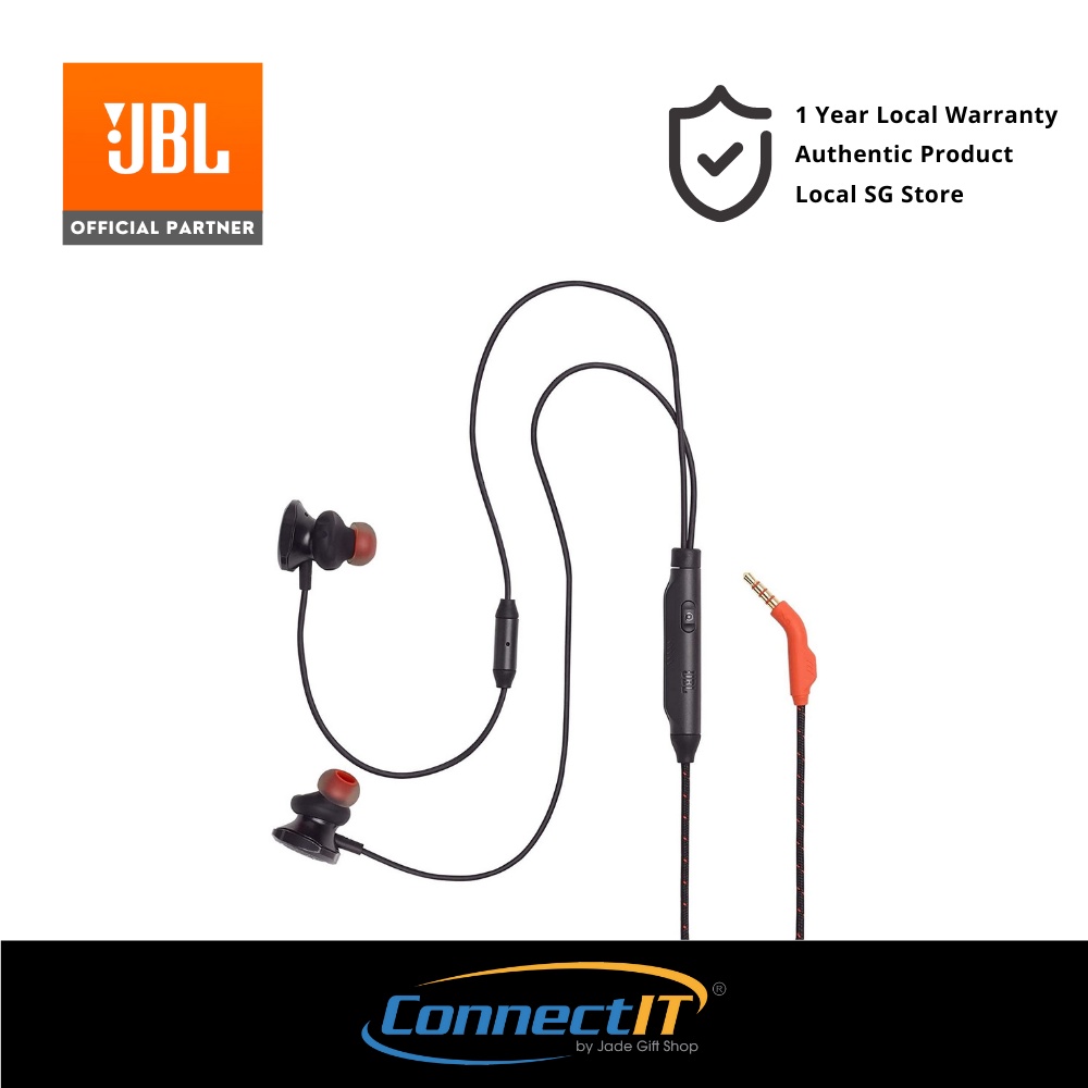 JBL Quantum 50 Wired in-ear Gaming Headset with Volume Slider/Mic Mute (1 Year Local Warranty)