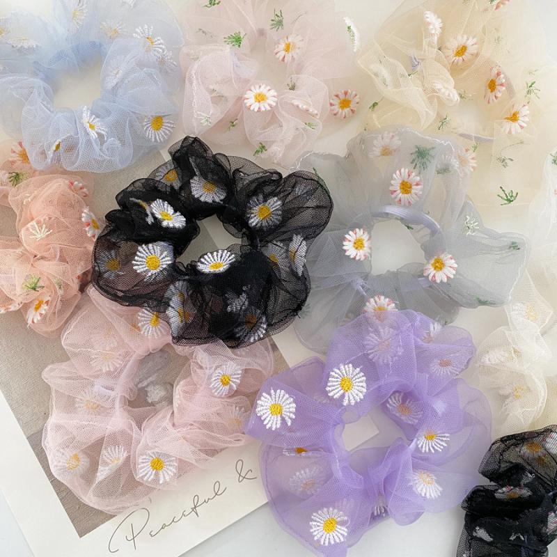 flower hair ties