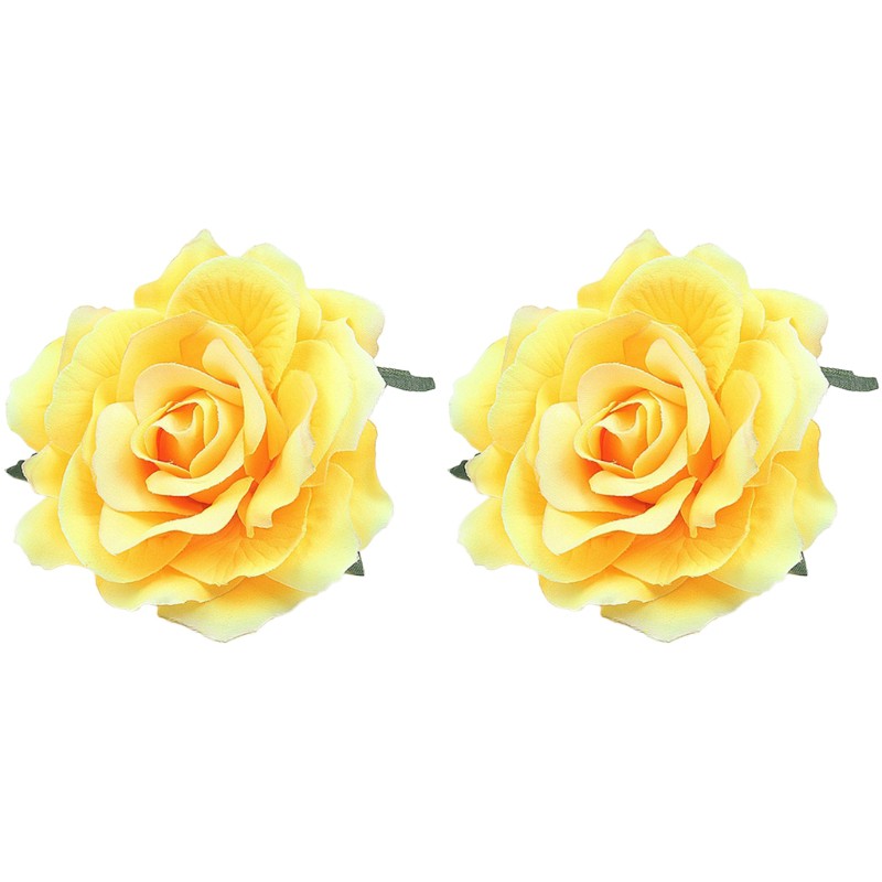 San 2 Pcs Flower Hairpin Hair Brooch Wedding Party Hair