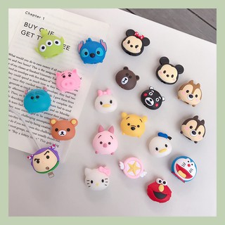 Cartoon Mini Charging cable Protector USB Charger Data Cable Wire line Protection Fashion Cord