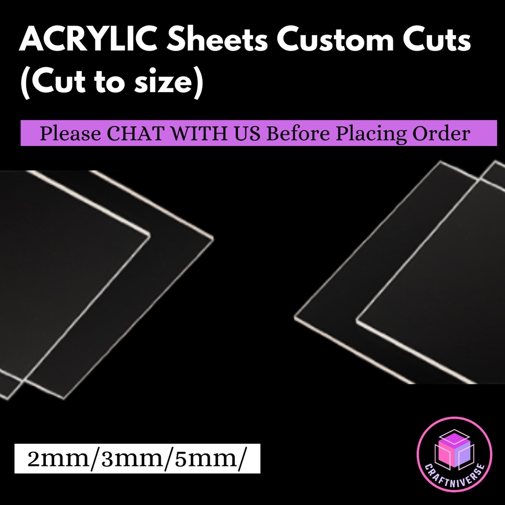 [SG SELLER] Acrylic Sheet | Perspex Sheet | Clear Acrylic Sheets ...