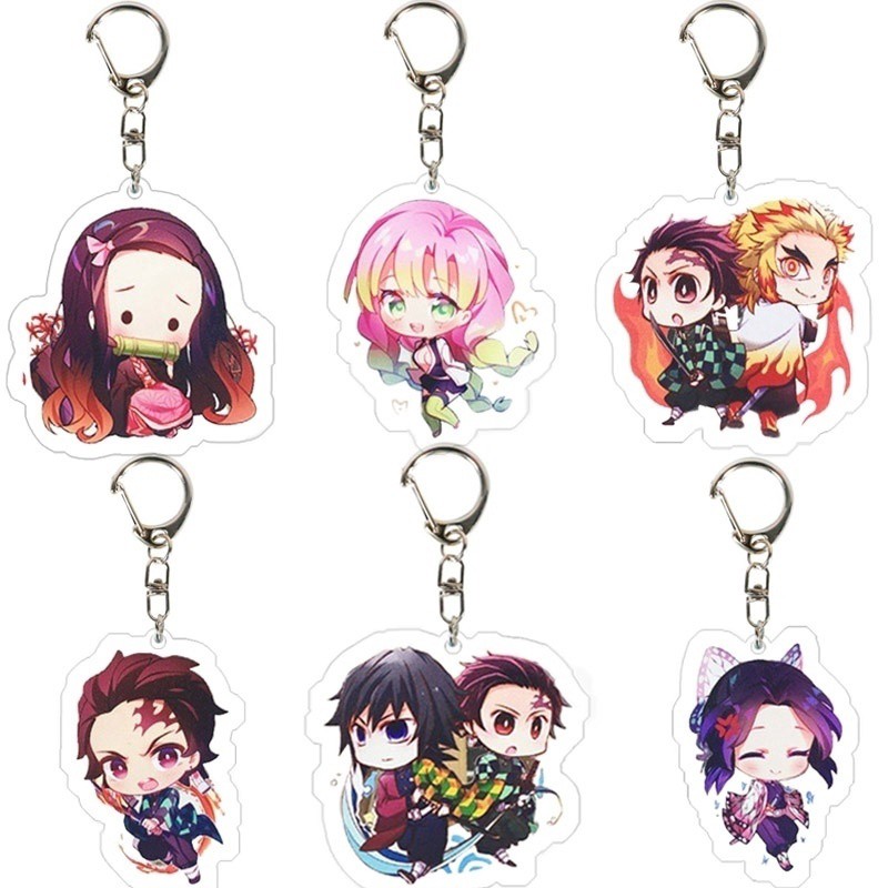 Key Chains, Rings & Cases Demon Slayer Kimetsu no Yaiba Acrylic ...