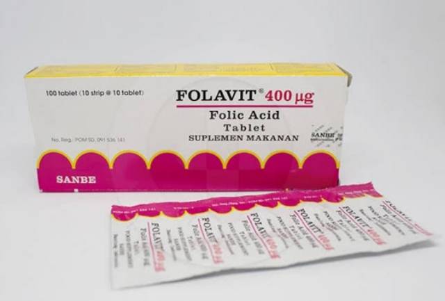 Folavit 400 Mcg Folat Acid Folic Acid Pregnant Vitamin Pregnant Women Supplements Shopee Singapore