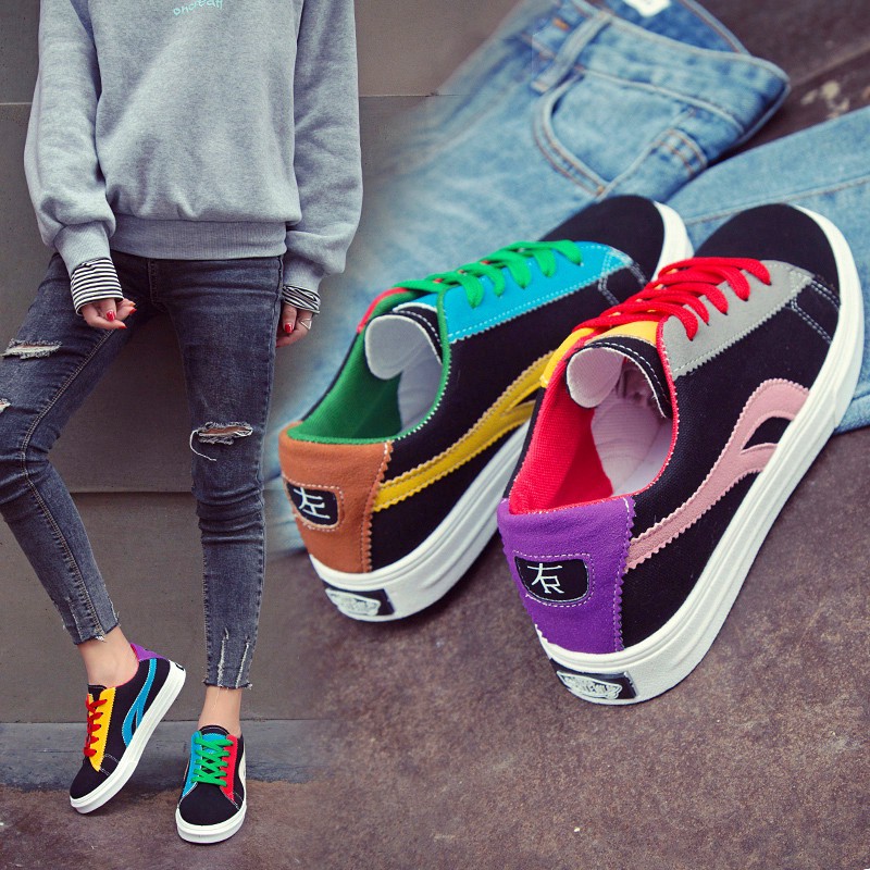 black vintage sneakers