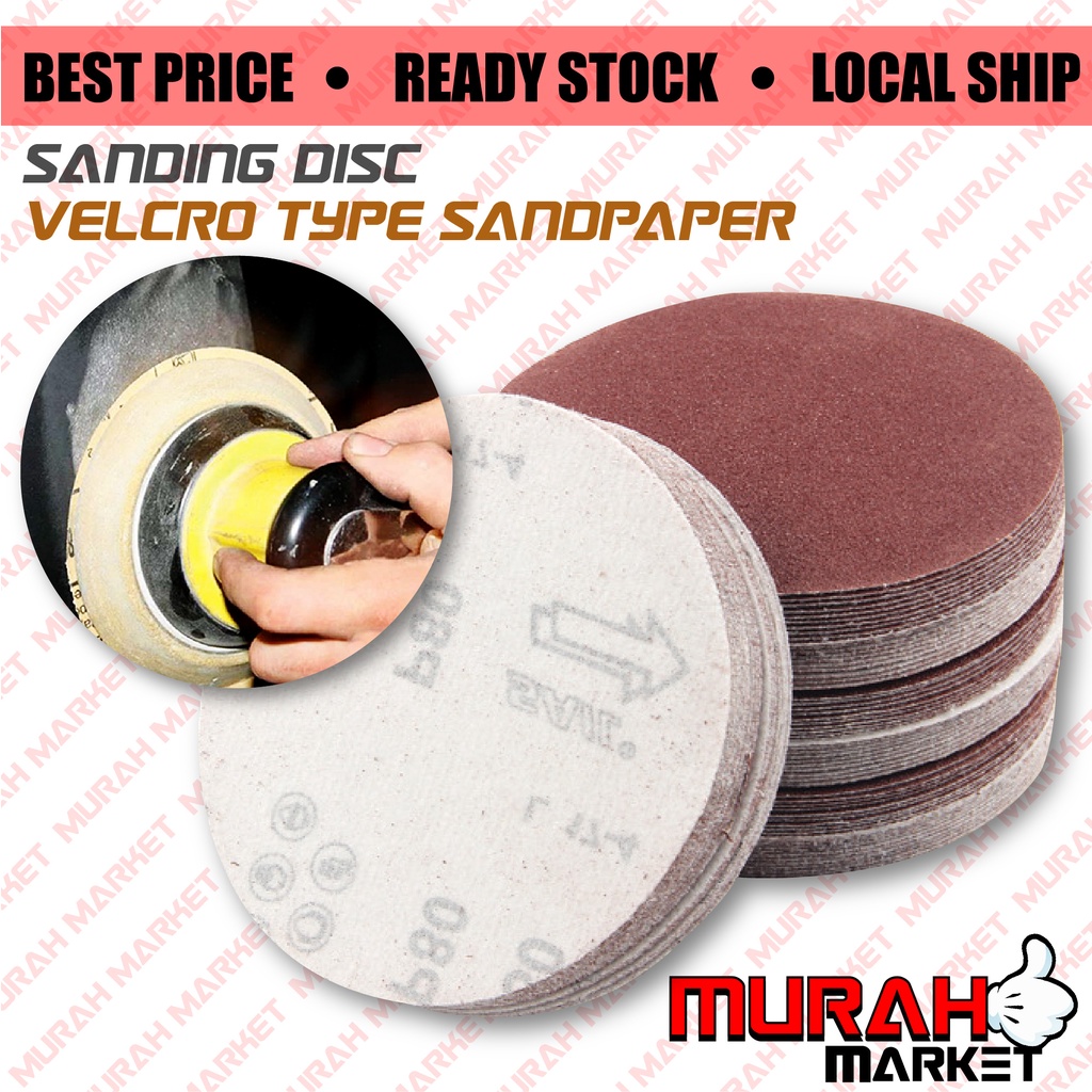Sanding Pad for Automotive Paint Clear 2000 Grit DA Polisher Hook and Loop Velcro Backing Abrasive Blending Disc 6 10-Pack 
