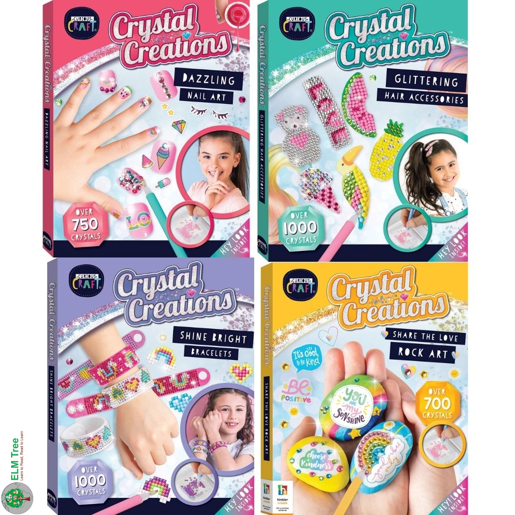 Curious Craft Crystal Creations Glittering Hair Accessories/Share the