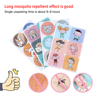 Image of Life. Pavilion 36pcs/bag Mosquito Stickers DIY Mosquito Repellent Stickers Patches Cartoon Face Drive Repeller