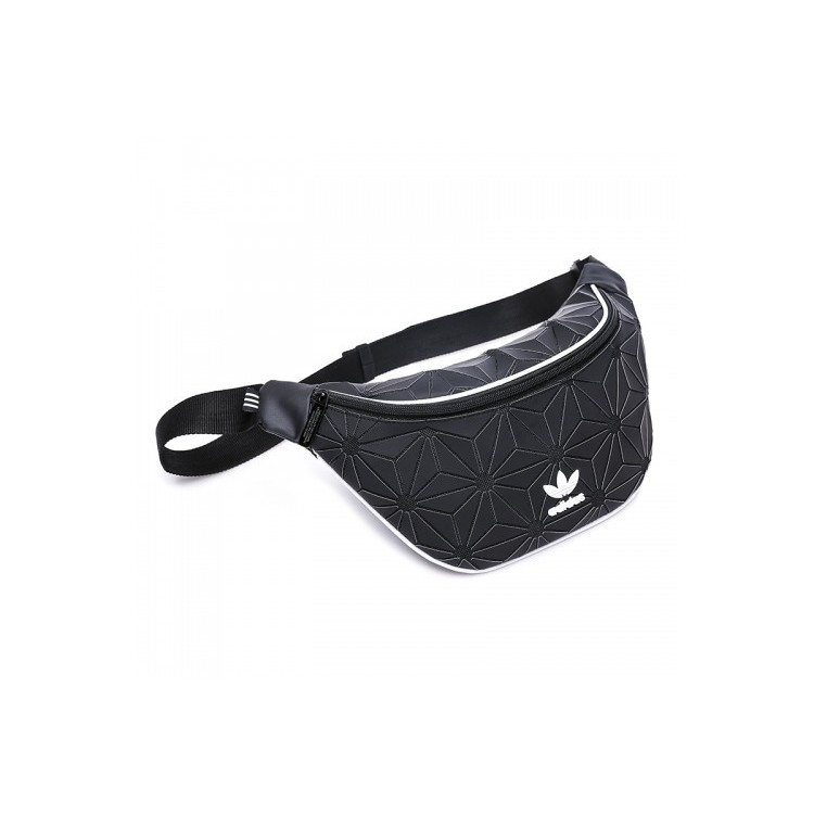 adidas black waist bag