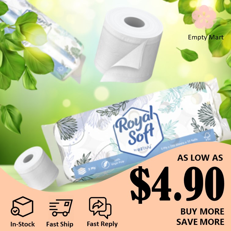EZBUY Premium Thick Toilet Rolls / Toilet Paper / Meadows / myCK ...
