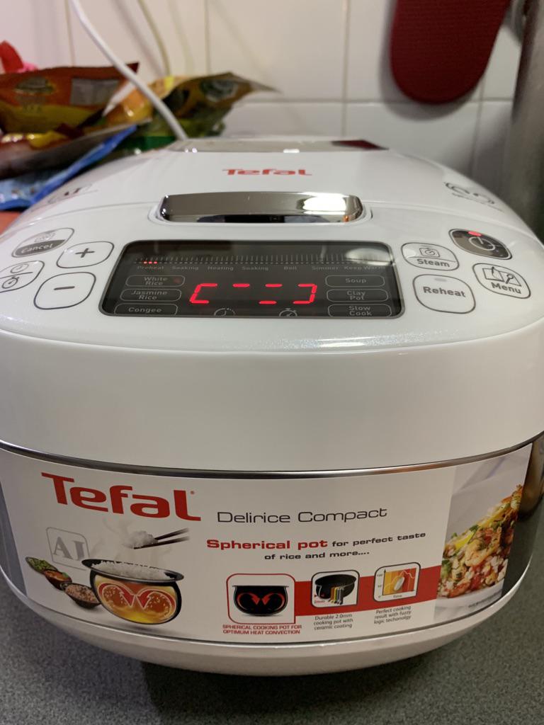 Tefal RK7501 Delirice Compact Rice Cooker Shopee Singapore