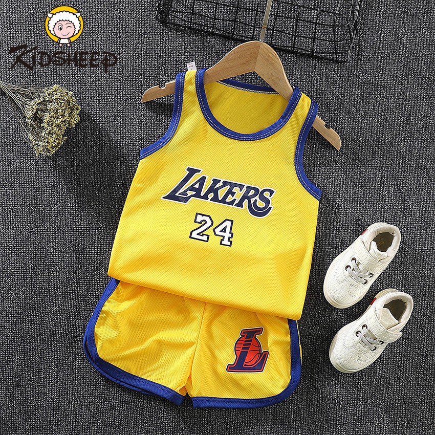 KIDSHEEP Baby Boys Clothing Sets Summer Basketball Clothes Set ...