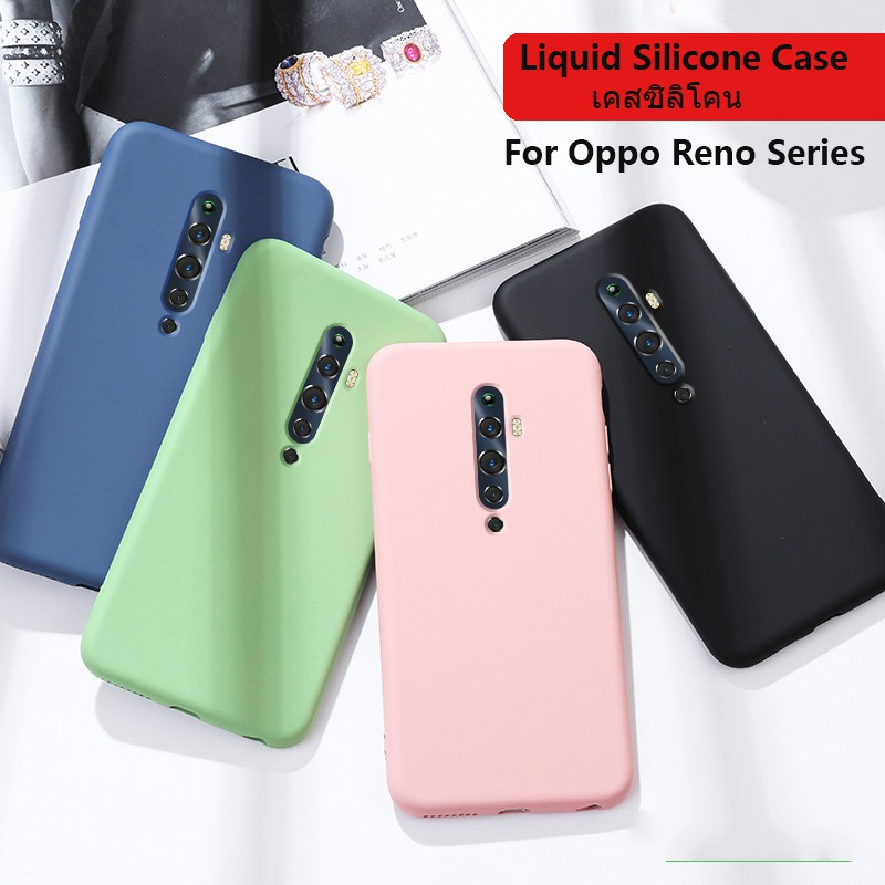 Oppo Reno 2F 2Z 2 Z Ace 10X Zoom Bumper Phone Case Liquid Silicone Soft ...