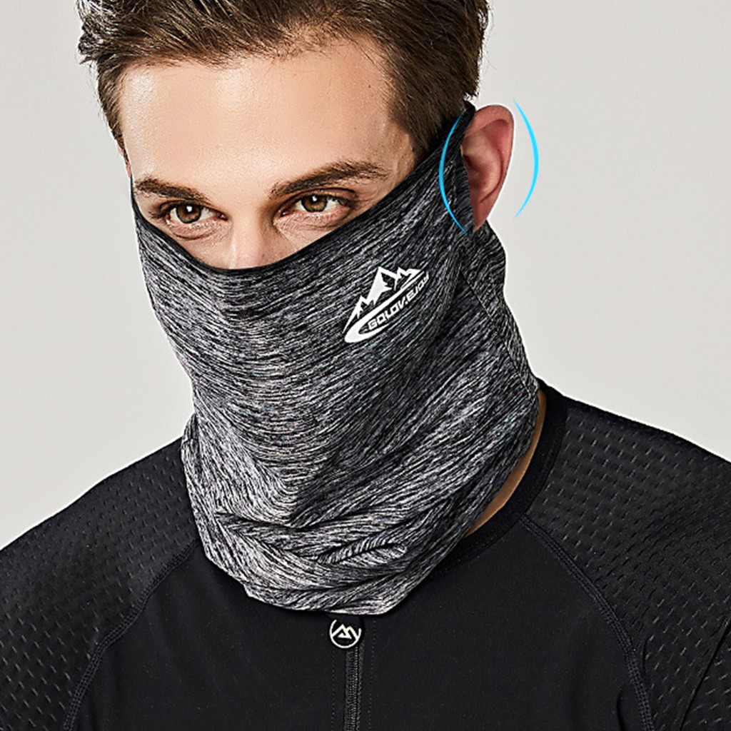 face covering for motorcycle riding