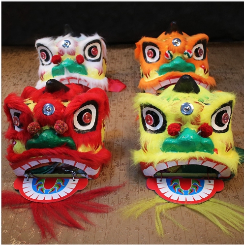 Catzon 1 Pcs Handmade Chinese Lion Dance Kids Lion Dance 6 And 8 For Festival Shopee Singapore