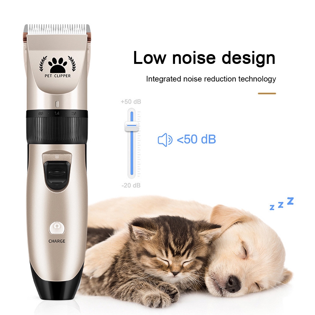 silent hair clippers for dogs