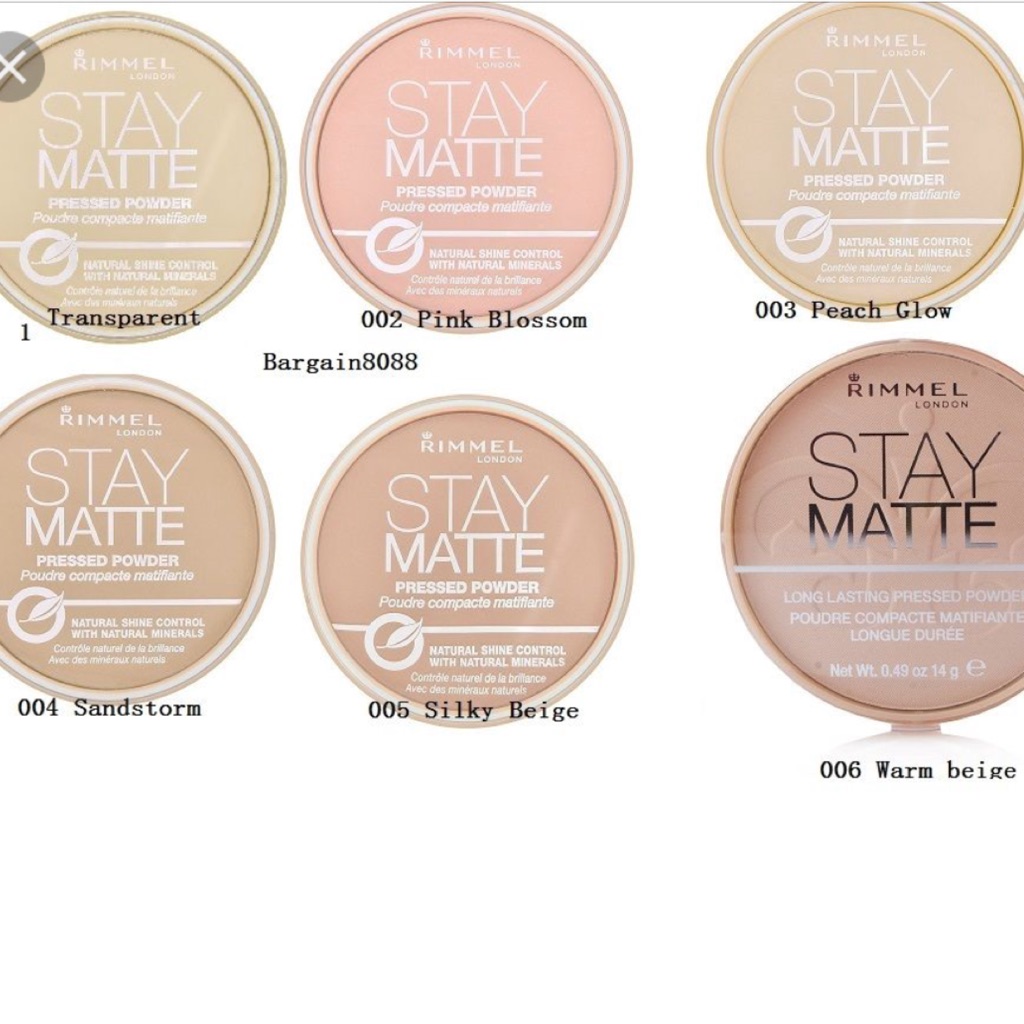 Instock Rimmel Stay Matte Powder Shopee Singapore