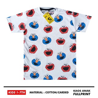 Elmo Fullprint T Shirt Children Premium Clothing Distro Printed Children Clothing Shopee Singapore - elmo rap roblox music id