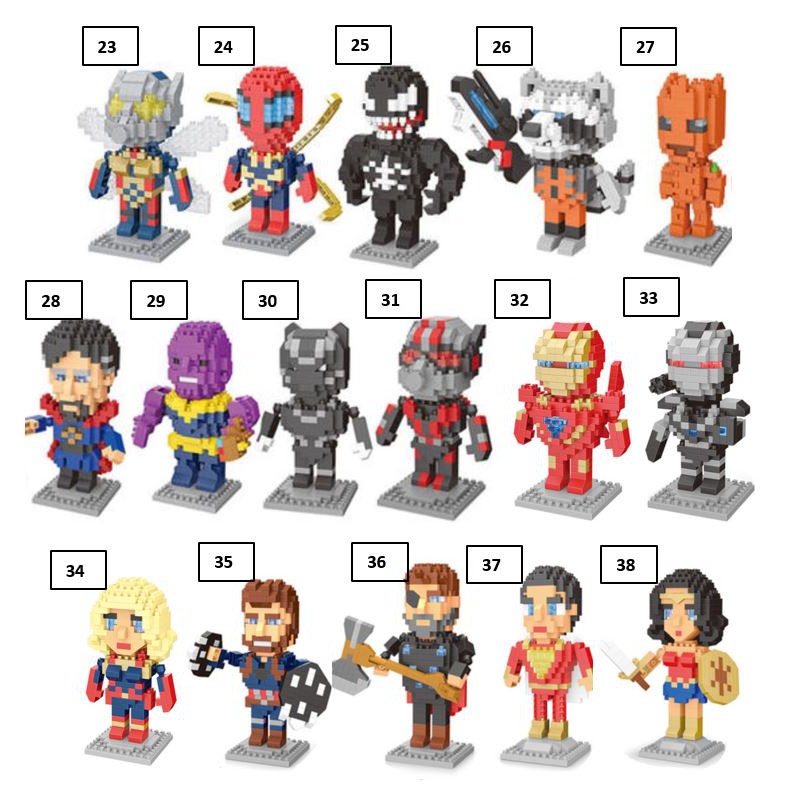 nanoblocks marvel