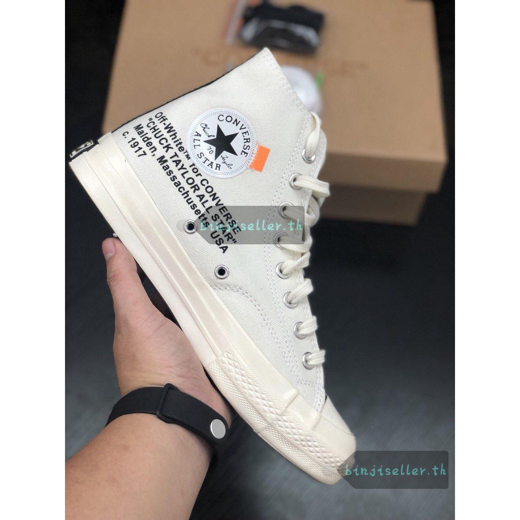 half black half white converse shoes
