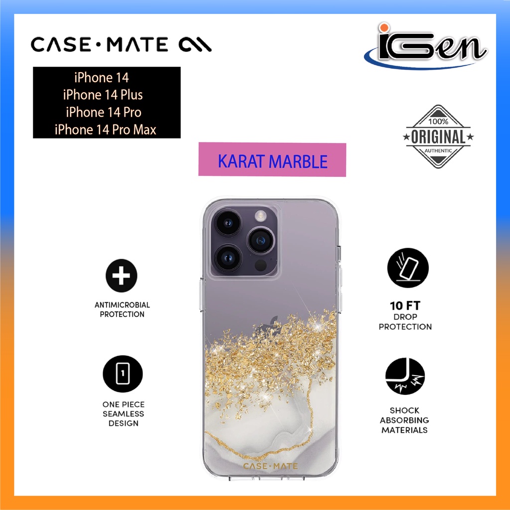 CaseMate Karat Marble for iPhone 14 iPhone 14 Pro iPhone 14 Plus