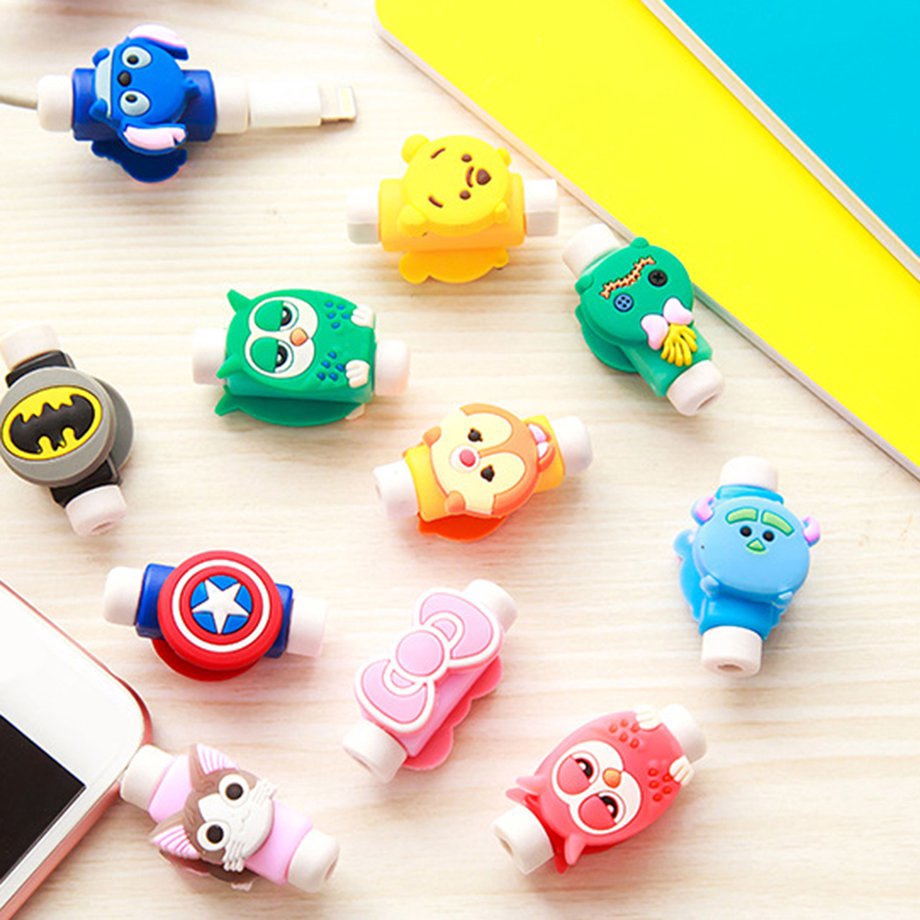 [34] Creative Mobile Phone Data Cable Protector Headphone Charging