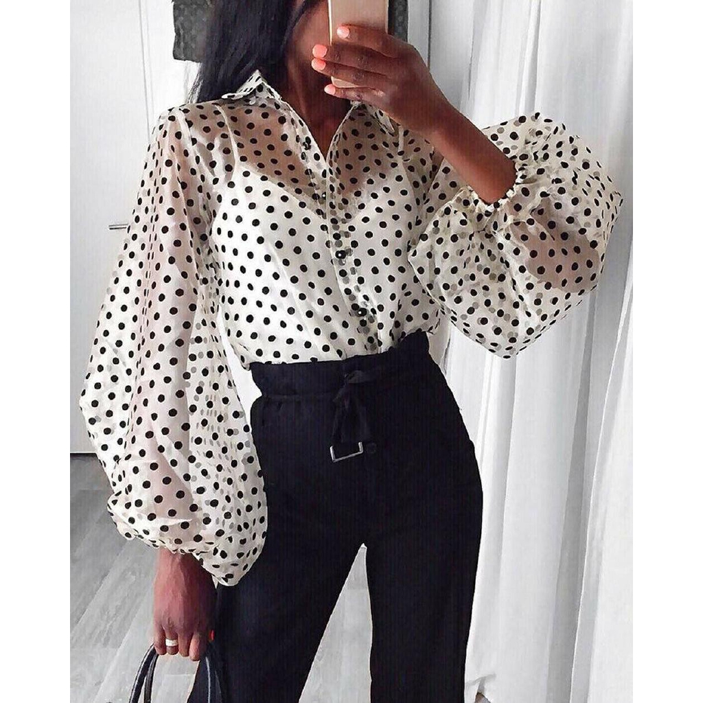 long sheer blouse