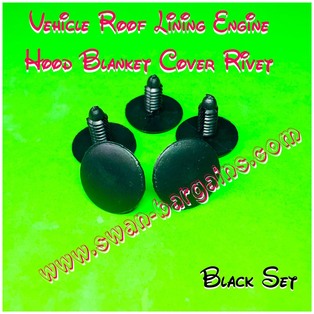 Automotive Car Van Minibus Truck Interior Roof Lining Panel Cover Plastic Retainer Buckle Rivet Clip Black Grey Beige