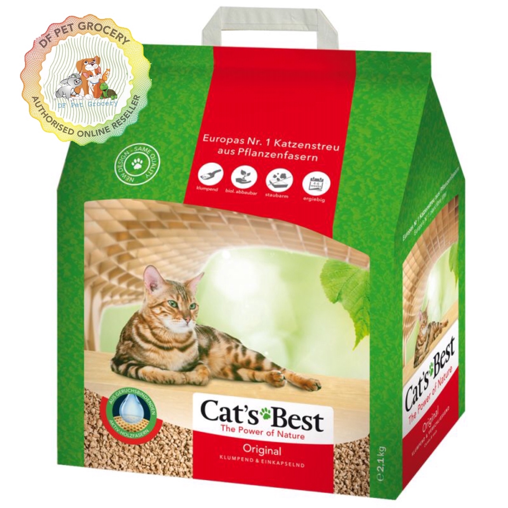 Cat S Best Original Clumping Cat Litter 5l 2 1kg Cats Best Cat Litter Shopee Singapore